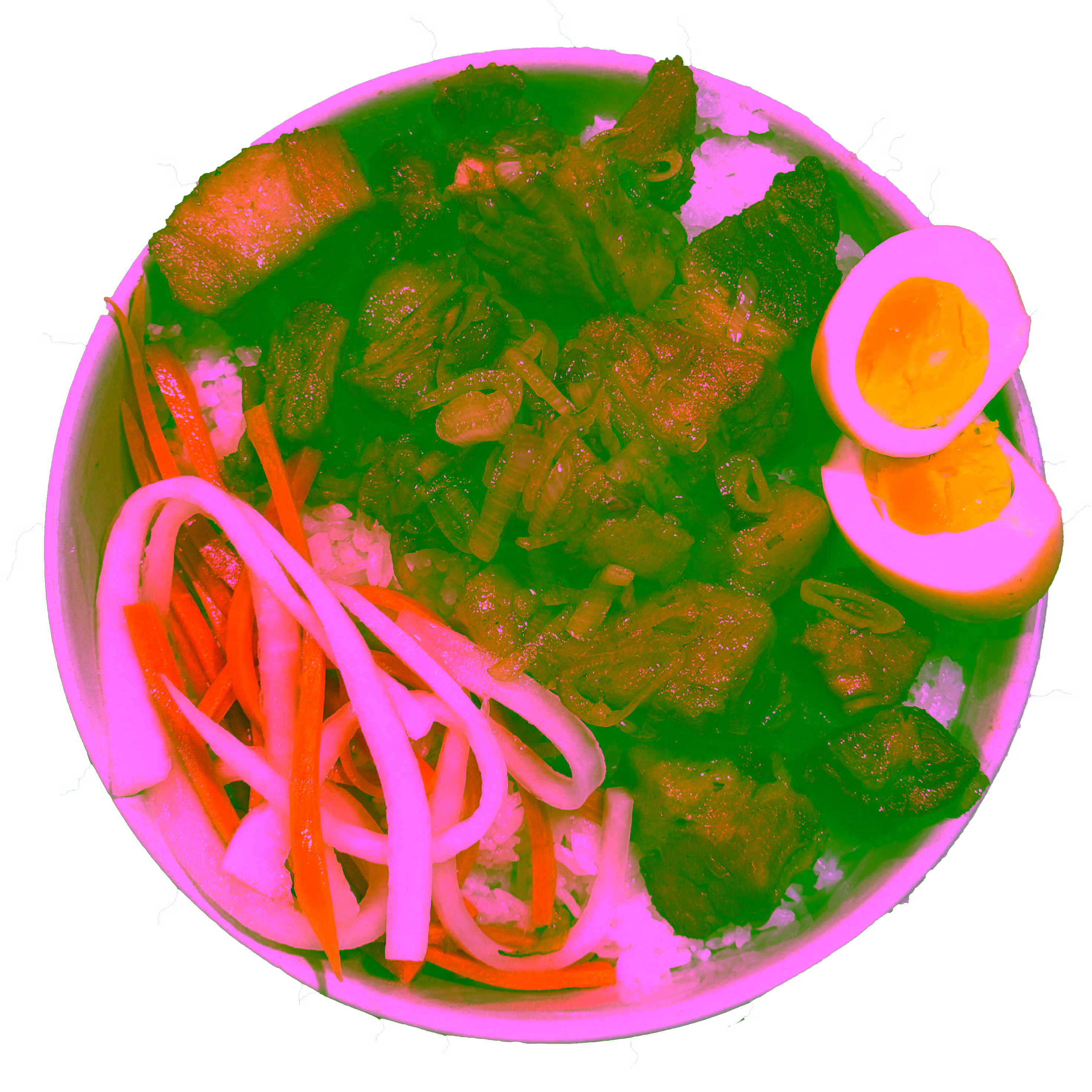 A homemade bowl of chicken pad see ew with wide rice noodles and chinese broccoli.